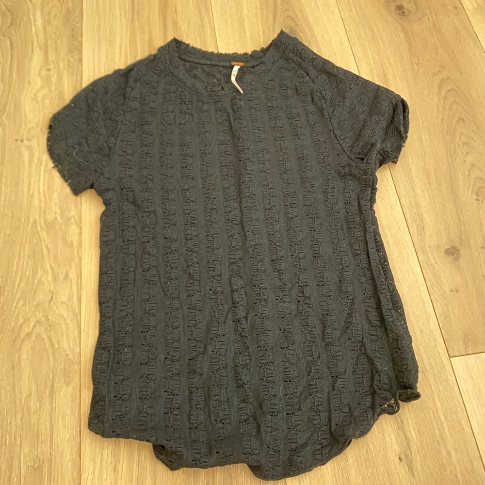 Free People Women’s Black Shirt, Size S